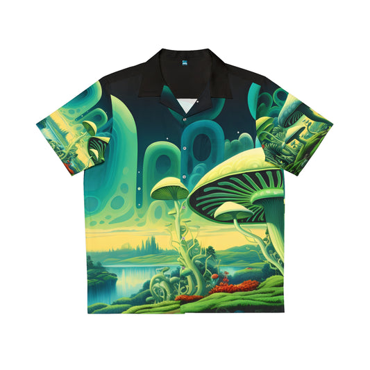 Mushroom Kingdom #4 Button-Up Shirt